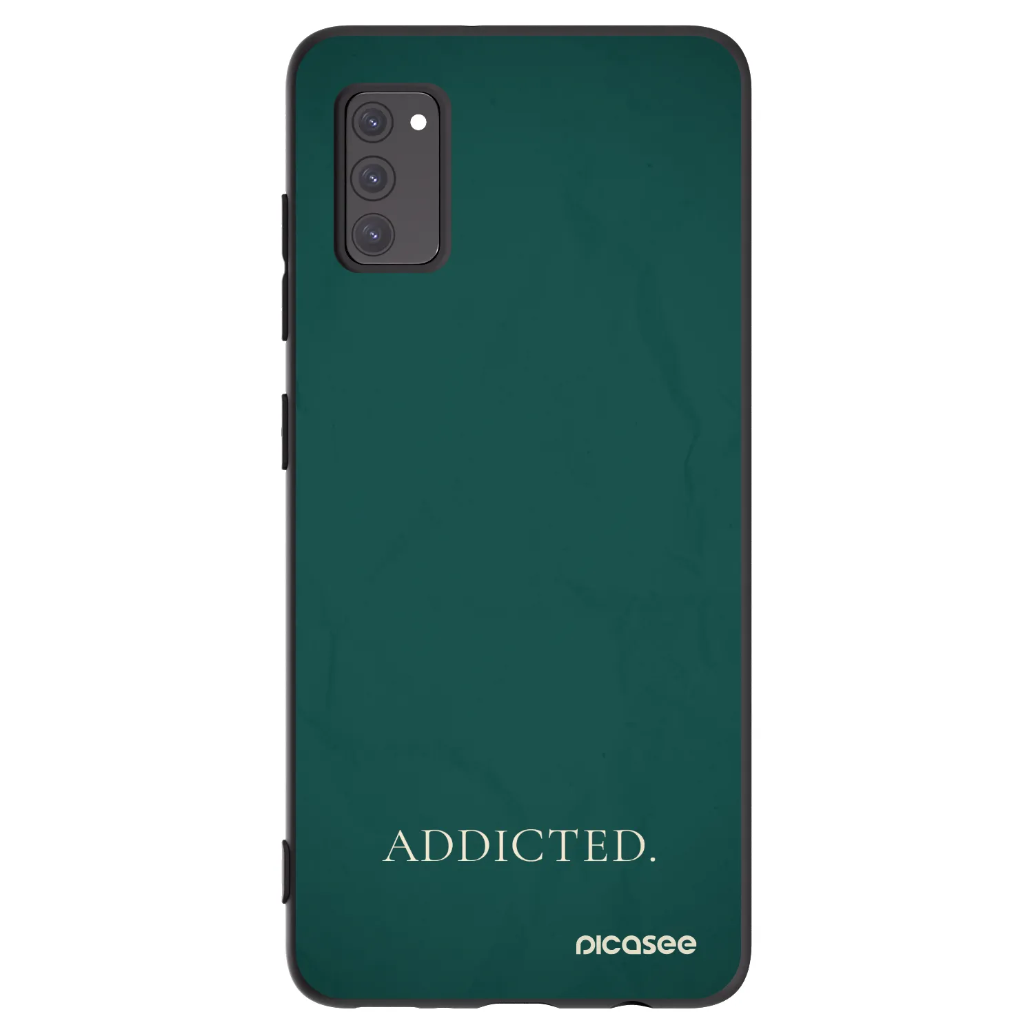 Picasee crna silikonska maskica za Samsung Galaxy A41 A415F - Addicted