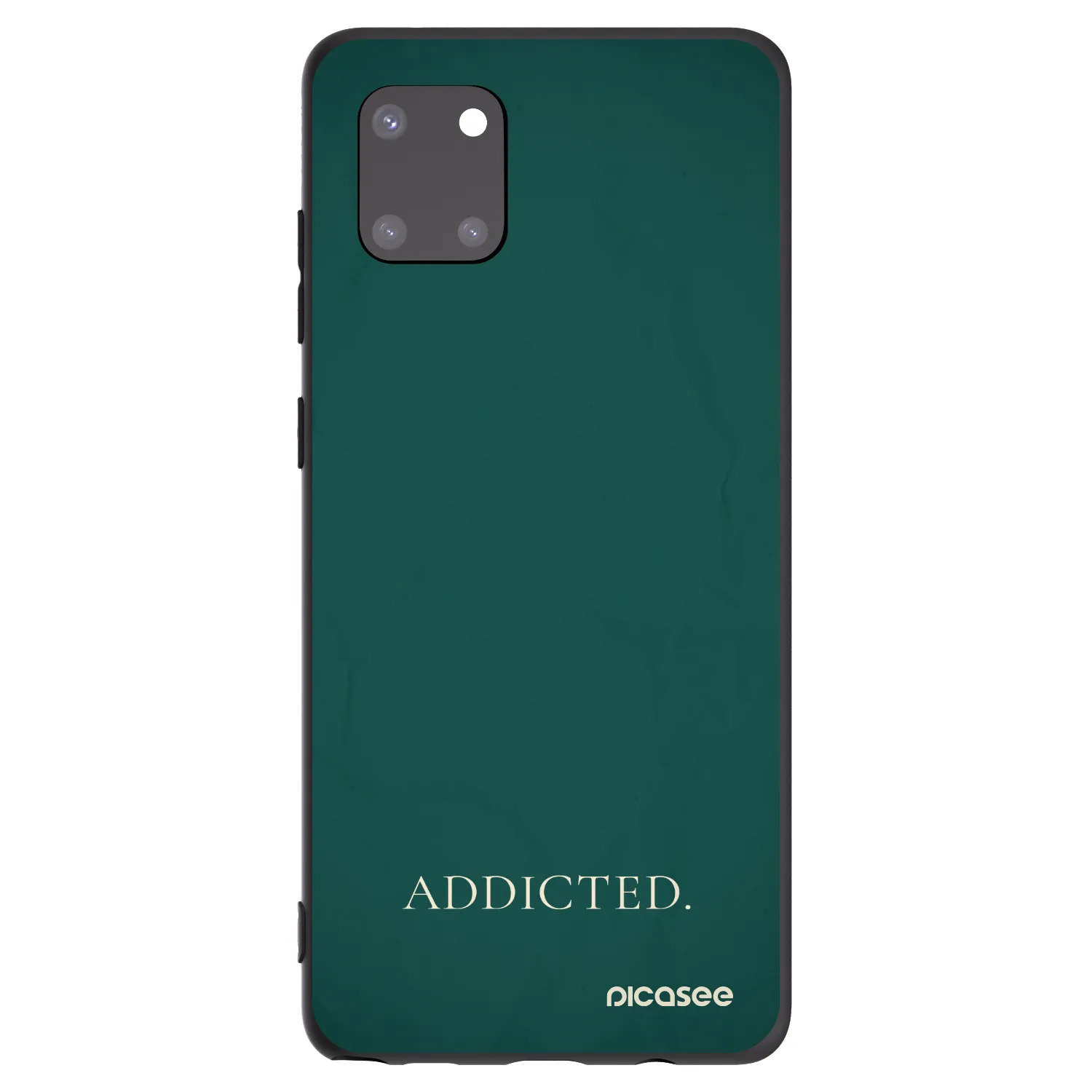 Picasee crna silikonska maskica za Samsung Galaxy Note 10 Lite N770F - Addicted