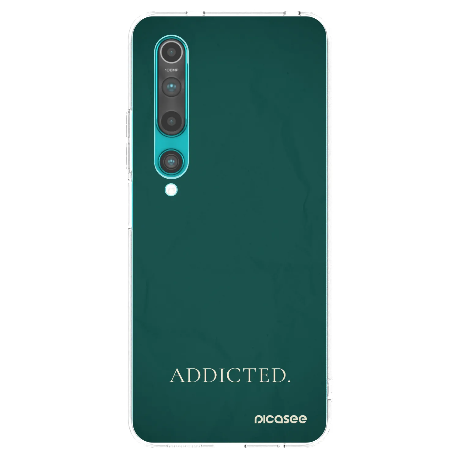 Picasee silikonska prozirna maskica za Xiaomi Mi 10 - Addicted