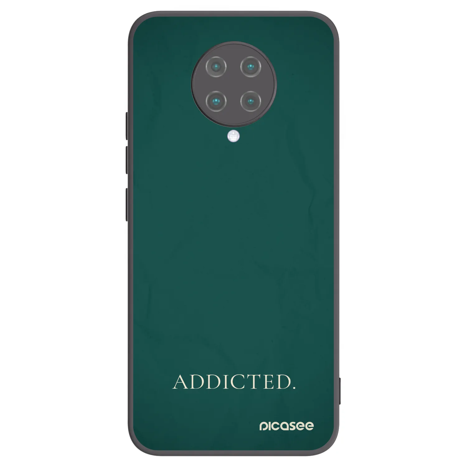 Picasee crna silikonska maskica za Xiaomi Poco F2 Pro - Addicted