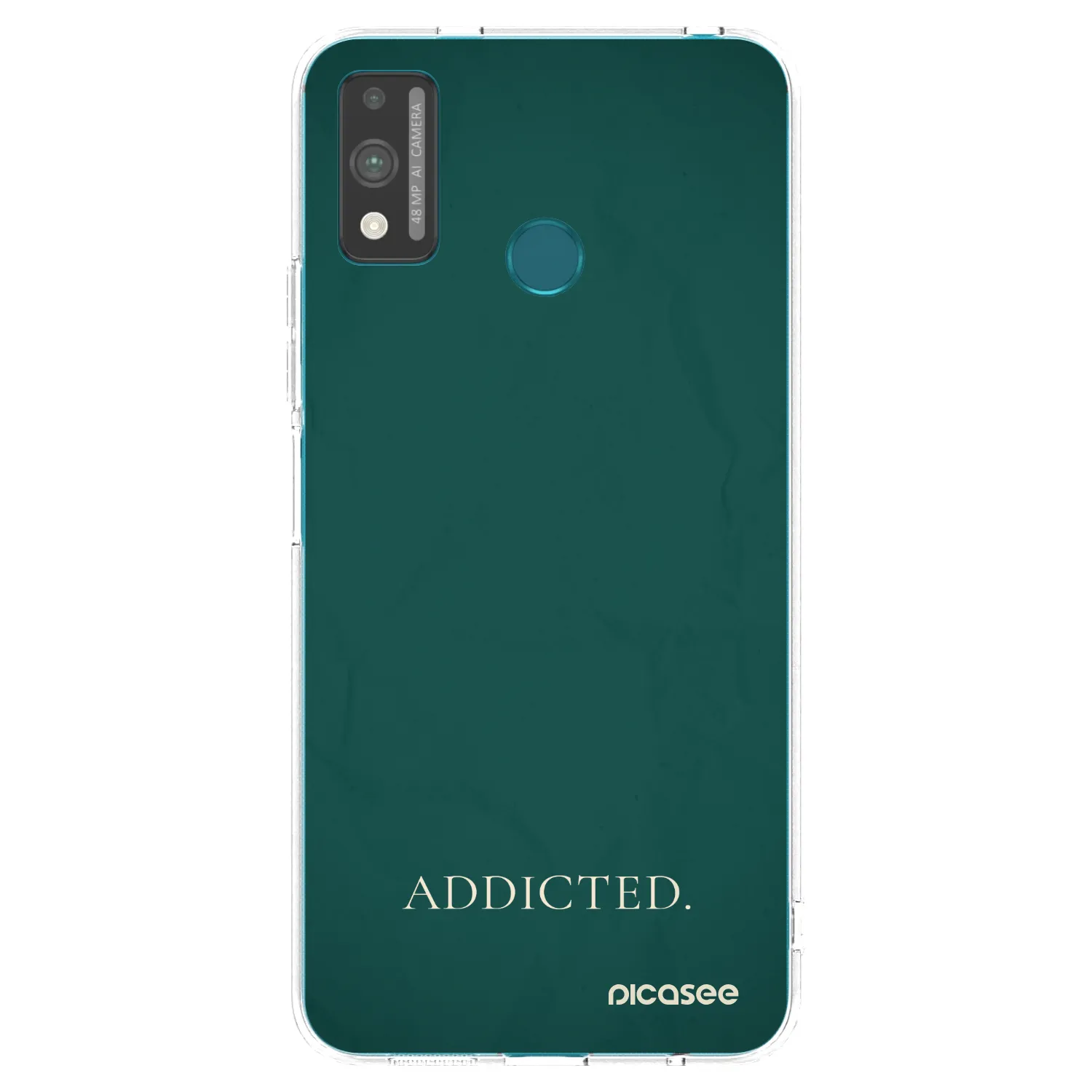Picasee silikonska prozirna maskica za Honor 9X Lite - Addicted