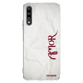 Picasee silikonska prozirna maskica za Honor 9X Pro - Amor