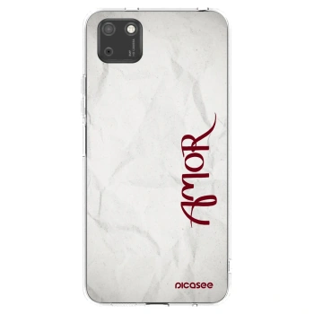 Picasee silikonska prozirna maskica za Huawei Y5P - Amor