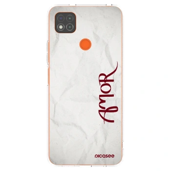 Picasee silikonska prozirna maskica za Xiaomi Redmi 9C - Amor