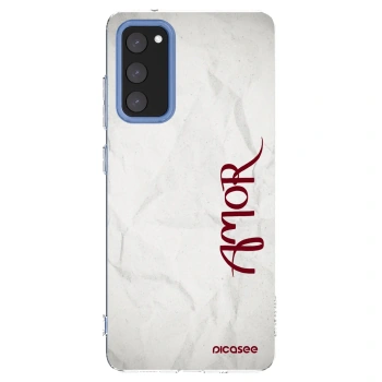 Picasee silikonska prozirna maskica za Samsung Galaxy S20 FE - Amor