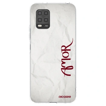 Picasee silikonska prozirna maskica za Xiaomi Mi 10 Lite - Amor