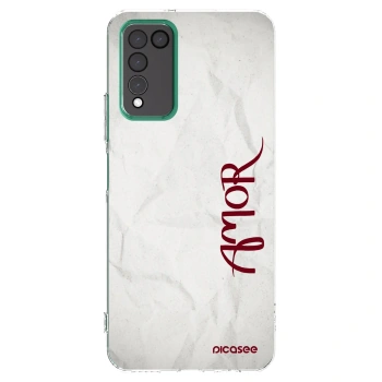 Picasee silikonska prozirna maskica za Honor 10X Lite - Amor