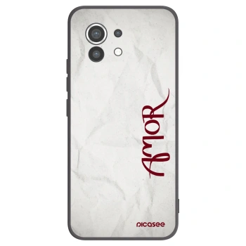 Picasee crna silikonska maskica za Xiaomi Mi 11 - Amor