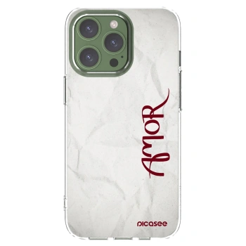 Picasee silikonska prozirna maskica za Apple iPhone 13 Pro - Amor