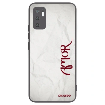 Picasee crna silikonska maskica za Xiaomi Redmi Note 10 5G - Amor