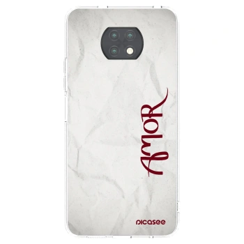 Picasee silikonska prozirna maskica za Xiaomi Redmi Note 9T - Amor