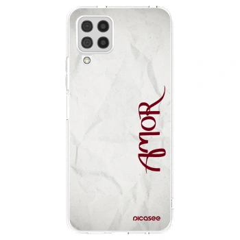 Picasee silikonska prozirna maskica za Samsung Galaxy A22 A225F 4G - Amor