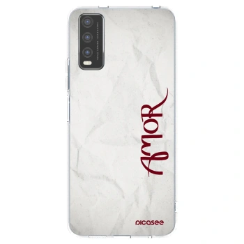 Picasee silikonska prozirna maskica za Vivo Y20s - Amor