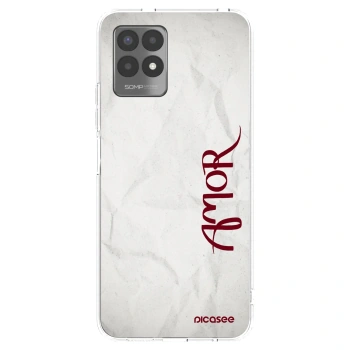 Picasee silikonska prozirna maskica za Realme 8i - Amor