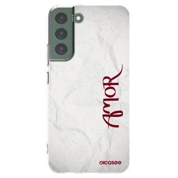 Picasee silikonska prozirna maskica za Samsung Galaxy S22+ 5G - Amor