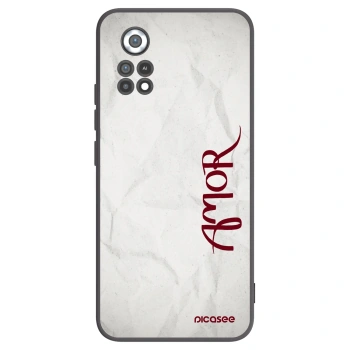 Picasee crna silikonska maskica za Xiaomi Poco X4 Pro 5G - Amor