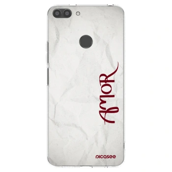 Picasee silikonska prozirna maskica za Huawei P Smart - Amor