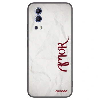 Picasee crna silikonska maskica za Vivo Y52 5G - Amor