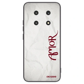 Picasee crna silikonska maskica za Honor Magic4 Lite 5G - Amor