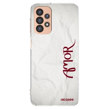 Picasee silikonska prozirna maskica za Samsung Galaxy A23 A236B 5G - Amor