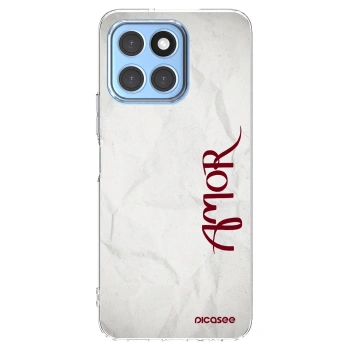 Picasee silikonska prozirna maskica za Honor X8 5G - Amor