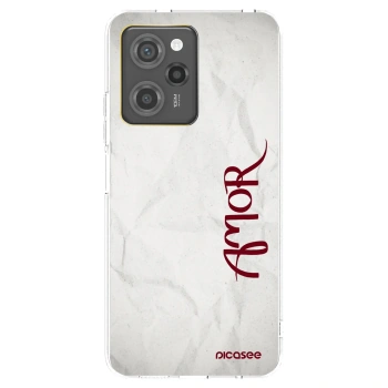 Picasee crna silikonska maskica za Xiaomi Poco X5 Pro - Amor