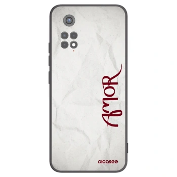Picasee crna silikonska maskica za Xiaomi Redmi Note 11S 5G - Amor