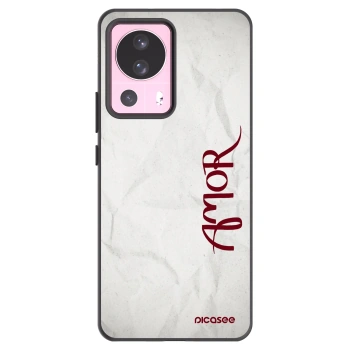 Picasee crna silikonska maskica za Xiaomi 13 Lite - Amor