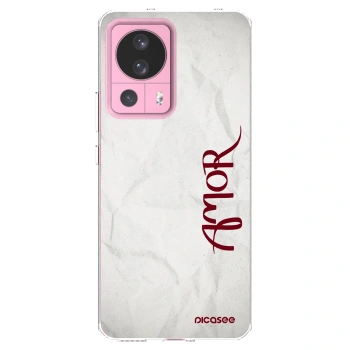 Picasee silikonska prozirna maskica za Xiaomi 13 Lite - Amor
