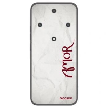 Picasee crna silikonska maskica za Honor Magic5 Lite 5G - Amor