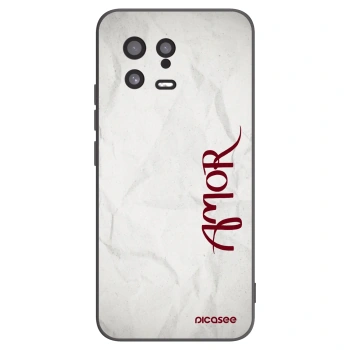 Picasee crna silikonska maskica za Xiaomi 13 - Amor