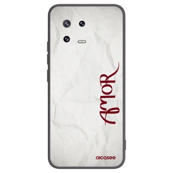 Picasee crna silikonska maskica za Xiaomi 13 Pro - Amor