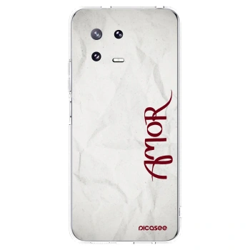 Picasee silikonska prozirna maskica za Xiaomi 13 Pro - Amor