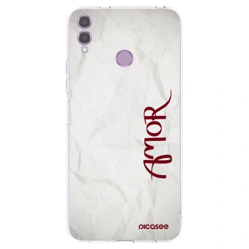 Picasee silikonska prozirna maskica za Honor 8X - Amor