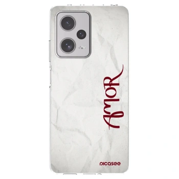 Picasee silikonska prozirna maskica za Xiaomi Redmi Note 12 Pro+ 5G - Amor