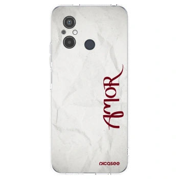 Picasee silikonska prozirna maskica za Xiaomi Redmi 12C - Amor