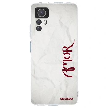 Picasee silikonska prozirna maskica za Xiaomi Redmi Note 12S - Amor