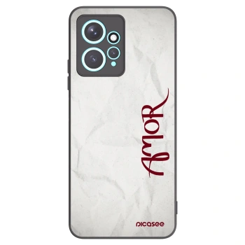 Picasee crna silikonska maskica za Xiaomi Redmi Note 12 4G - Amor