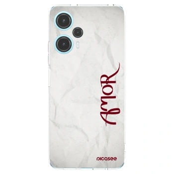 Picasee silikonska prozirna maskica za Xiaomi Poco F5 - Amor