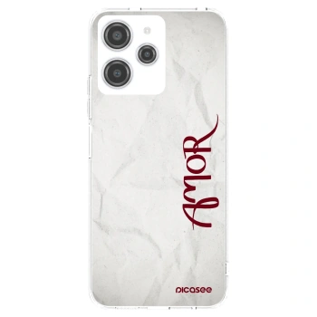 Picasee silikonska prozirna maskica za Xiaomi Redmi 12 4G - Amor