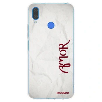 Picasee silikonska prozirna maskica za Huawei Nova 3i - Amor