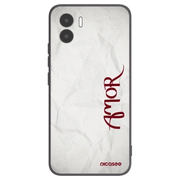 Picasee crna silikonska maskica za Xiaomi Redmi A2 - Amor