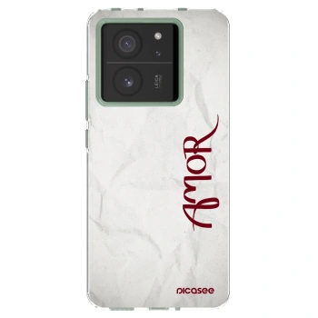 Picasee silikonska prozirna maskica za Xiaomi 13T - Amor