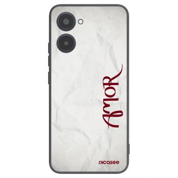 Picasee crna silikonska maskica za Realme 10 4G - Amor