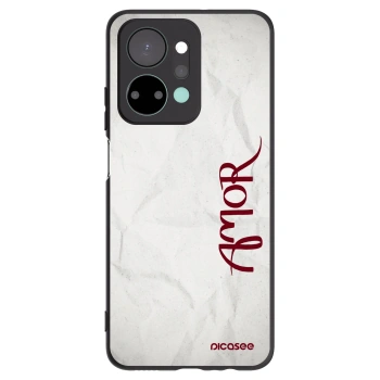 Picasee crna silikonska maskica za Honor X7a - Amor