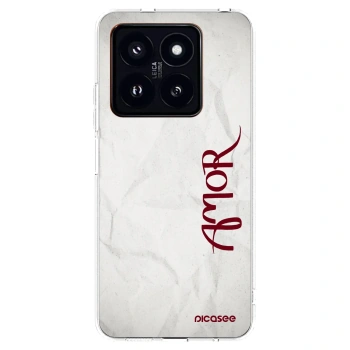 Picasee silikonska prozirna maskica za Xiaomi 14 Pro - Amor