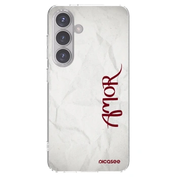 Picasee silikonska prozirna maskica za Samsung Galaxy S24 S921B 5G - Amor