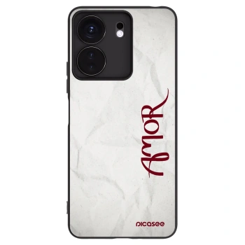 Picasee crna silikonska maskica za Xiaomi Redmi 13C 4G - Amor