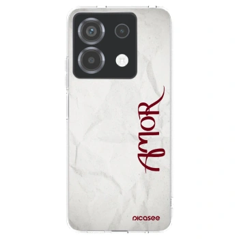 Picasee silikonska prozirna maskica za Xiaomi Poco X6 - Amor