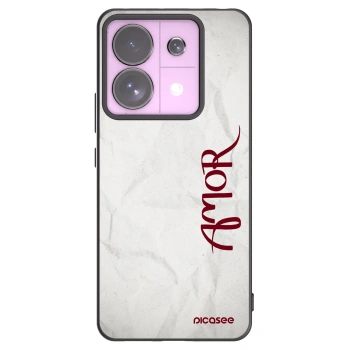 Picasee crna silikonska maskica za Xiaomi Redmi Note 13 Pro 5G - Amor
